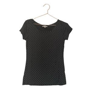 Banana republic dot short sleeved top size small